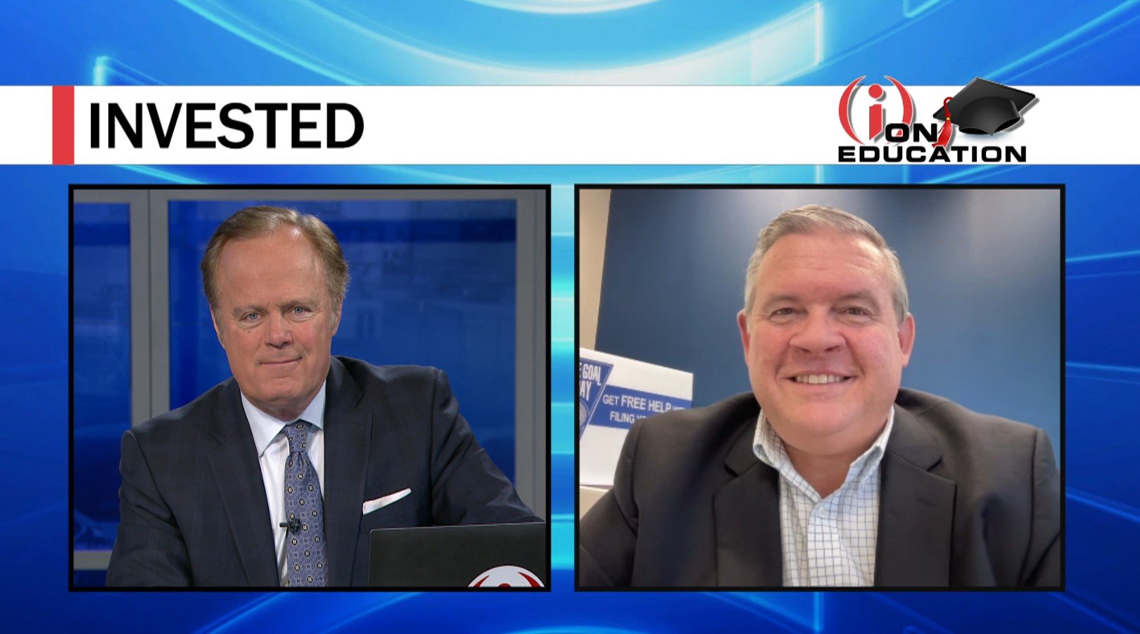 Screenshot of another television feature on INvestEd