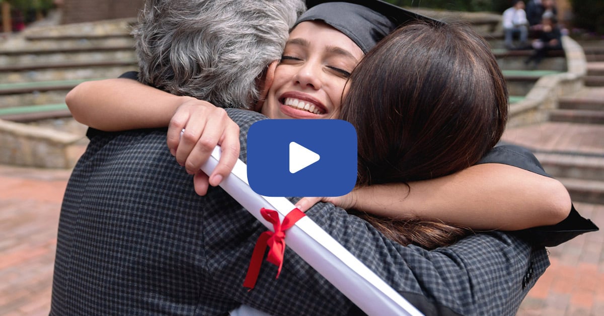 Grad student and parents